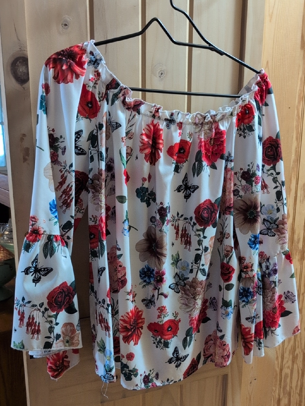 Trumpet Rumba Ready - Floral print Blouse - Bardot Beauty Ready